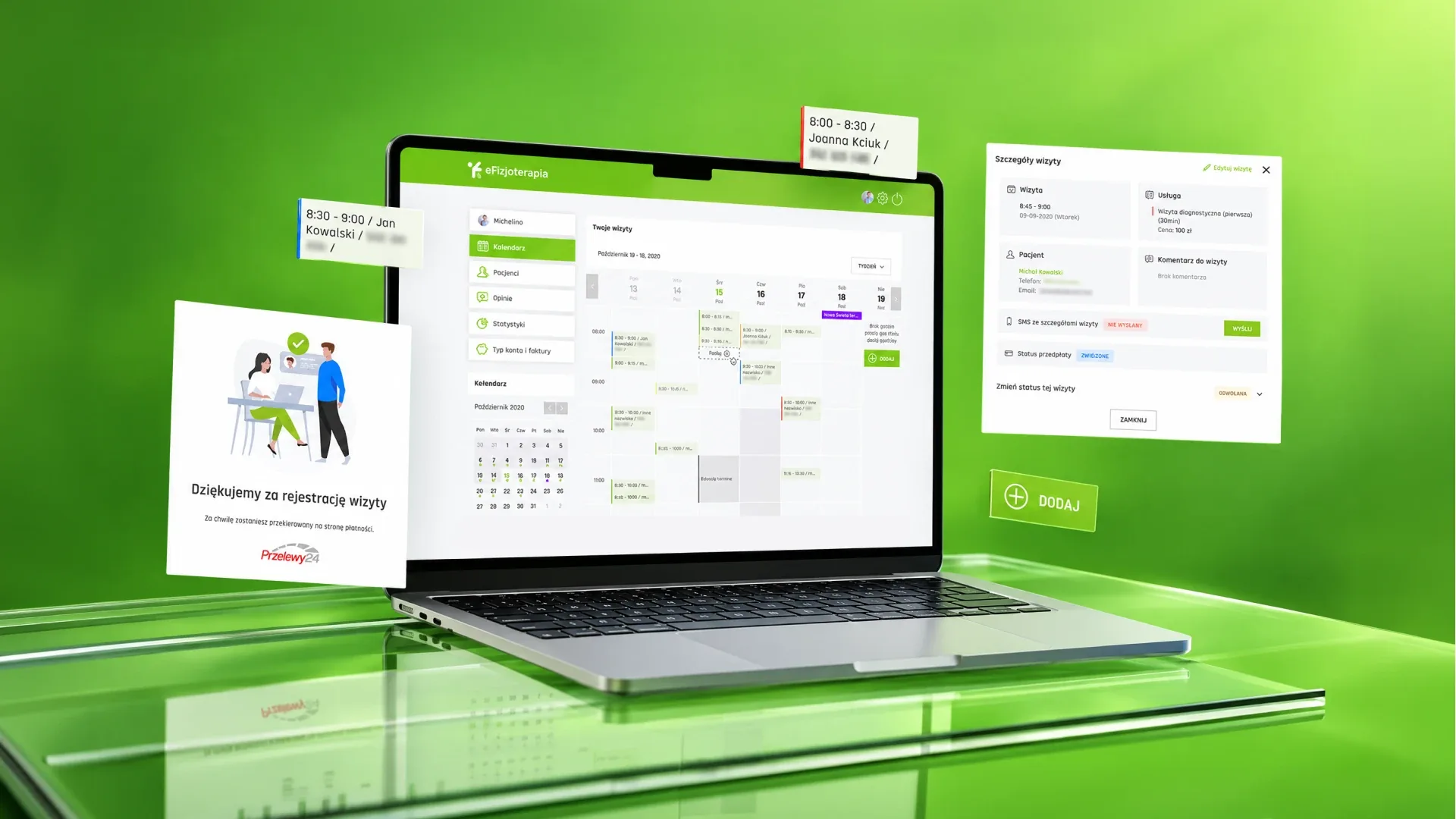 Branding i UI portalu eFizjoterapia