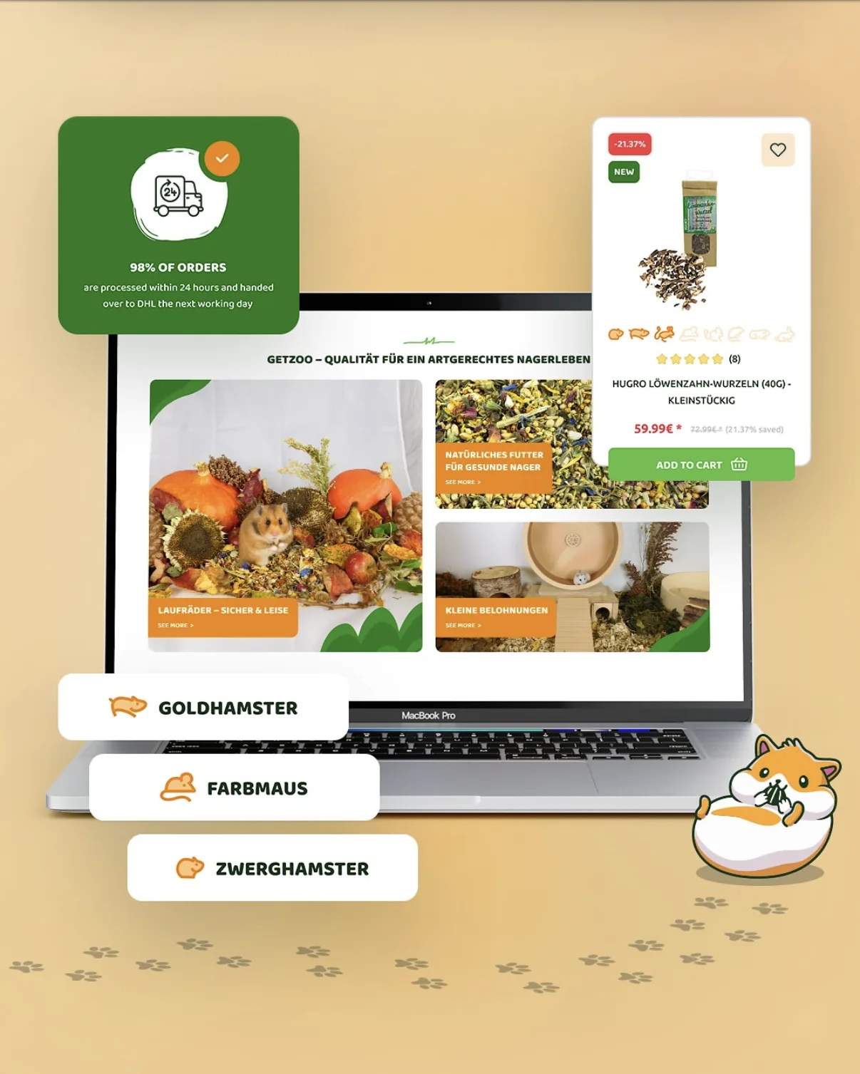 Kategorie Getzoo według zwierząt i karty produktów