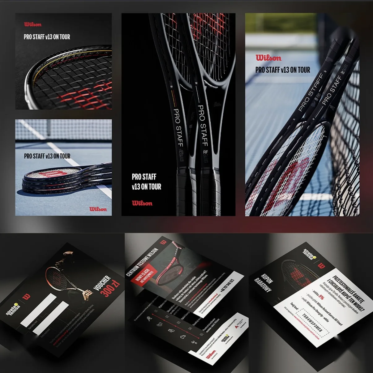 Kampania Wilson Pro Staff i drukowane vouchery dla Strefy Tenisa